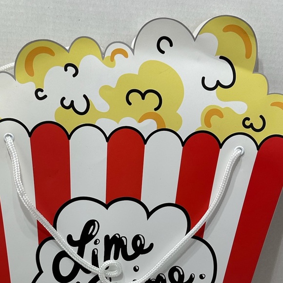 Lime Crime Popcorn Shaped Paper Gift / Storage Bag - Picture 6 of 8